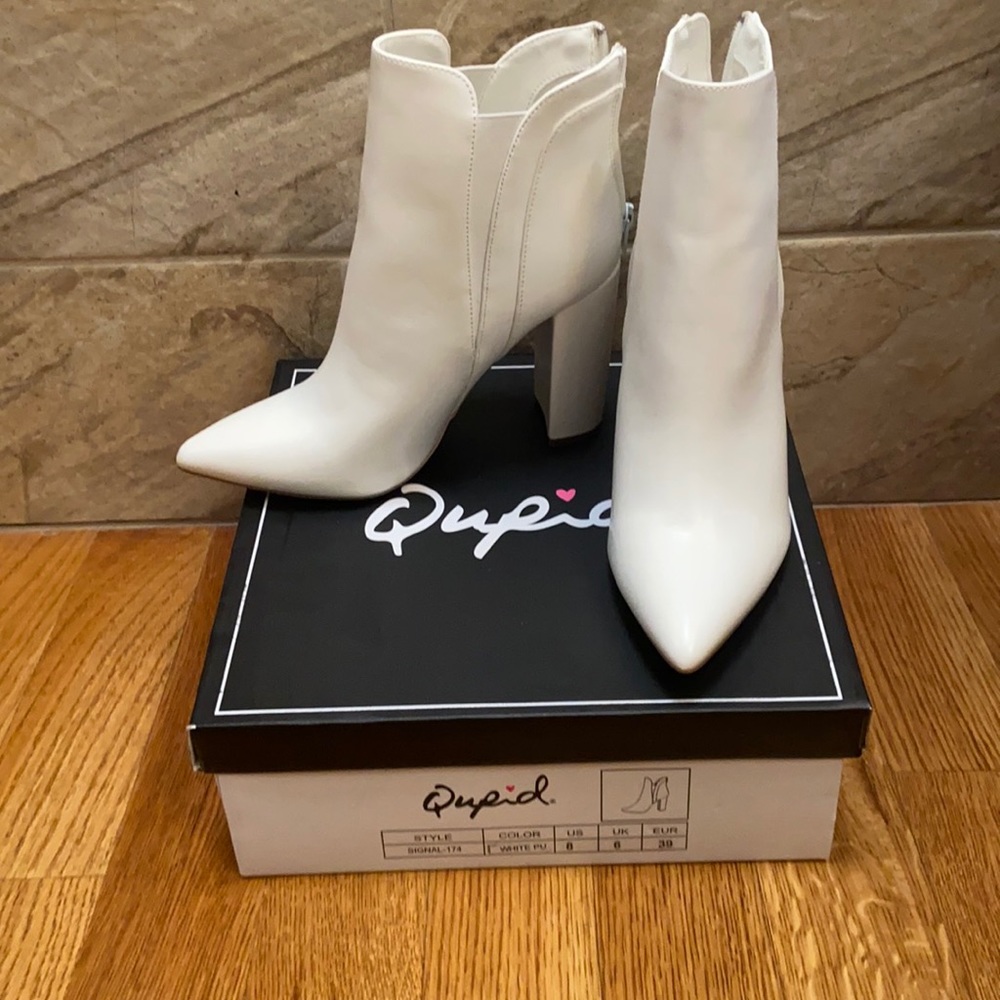 White booties